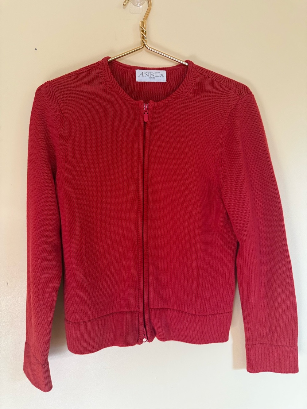 Casual Corner ANNEX Petite Zip Up - Size 1